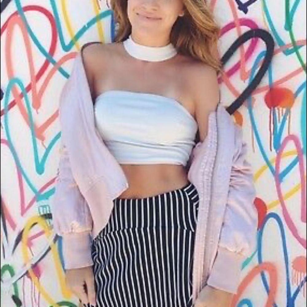 LF Rumor Boutique Choker Tube Top